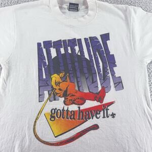 Vintage Attitude Shirt Mens Small Graphic Gotta Have It Fruit of the Loom 90s
